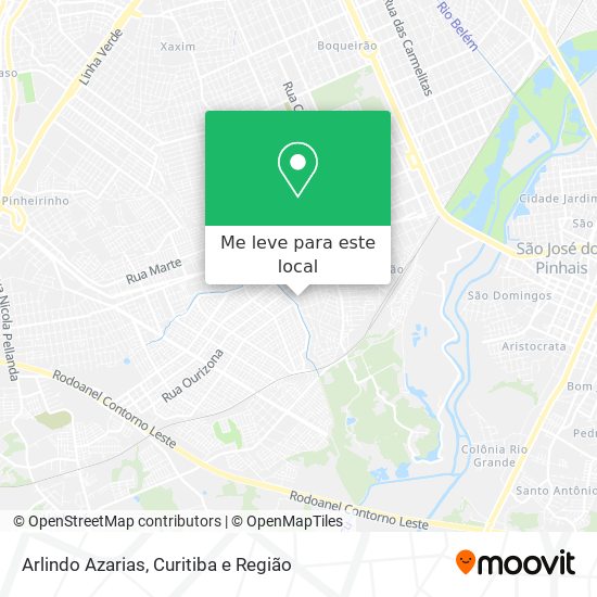 Arlindo Azarias mapa
