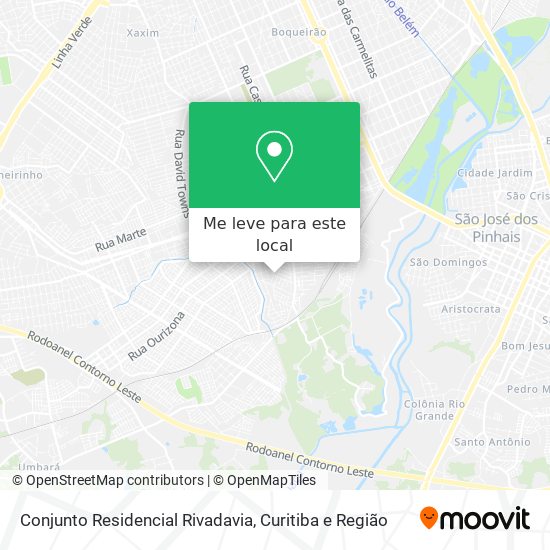 Conjunto Residencial Rivadavia mapa