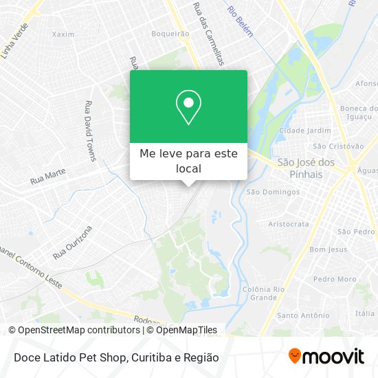 Doce Latido Pet Shop mapa