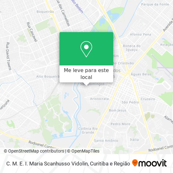 C. M. E. I. Maria Scanhusso Vidolin mapa