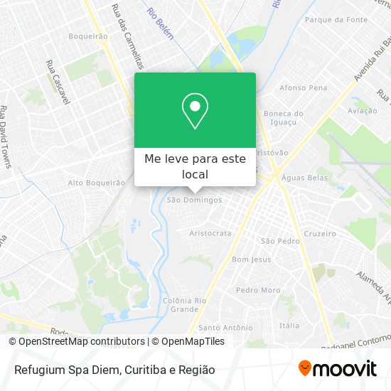 Refugium Spa Diem mapa