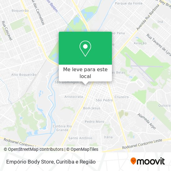 Empório Body Store mapa