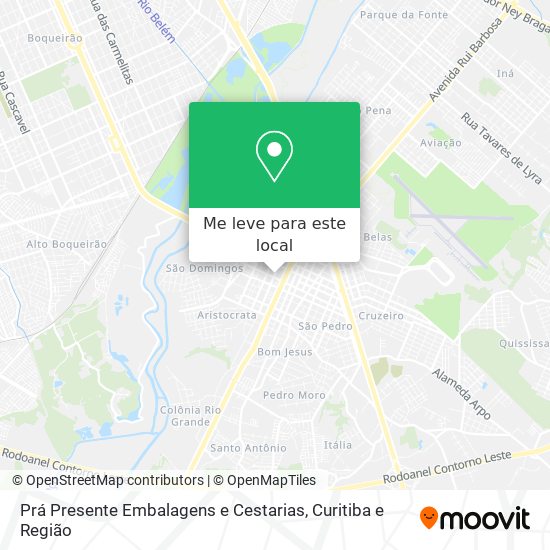 Prá Presente Embalagens e Cestarias mapa