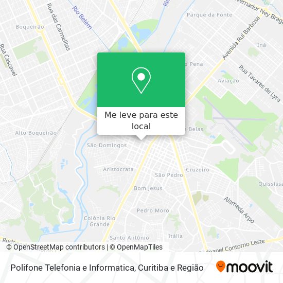 Polifone Telefonia e Informatica mapa