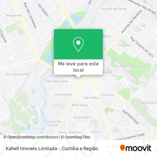 Kahell Imoveis Limitada - mapa