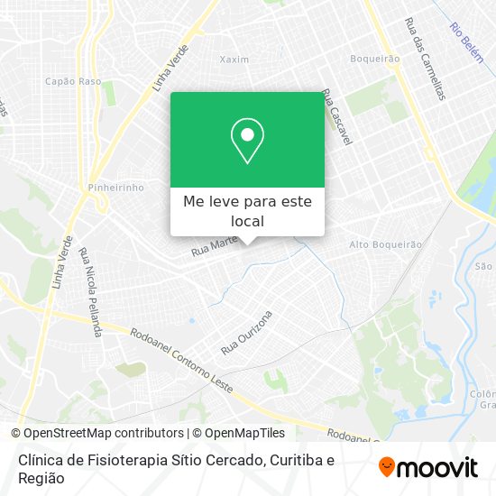 Clínica de Fisioterapia Sítio Cercado mapa