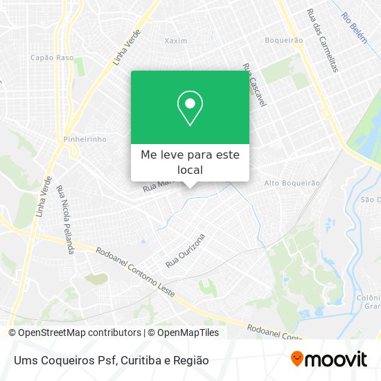 Ums Coqueiros Psf mapa