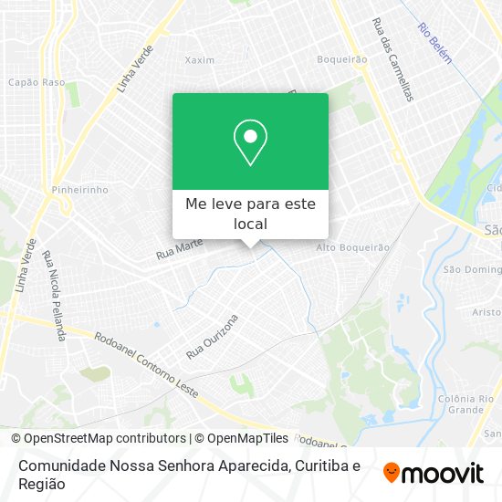 Comunidade Nossa Senhora Aparecida mapa
