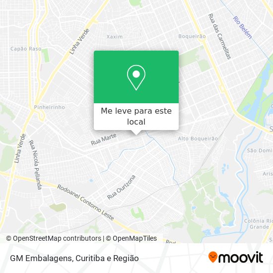 GM Embalagens mapa
