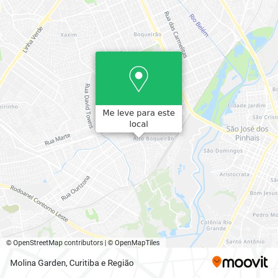 Molina Garden mapa