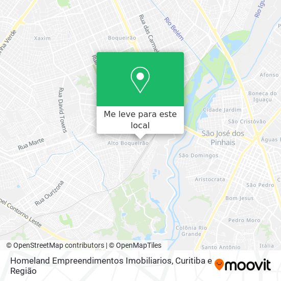 Homeland Empreendimentos Imobiliarios mapa