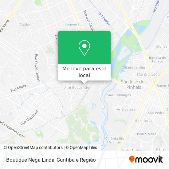 Boutique Nega Linda mapa