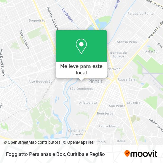 Foggiatto Persianas e Box mapa