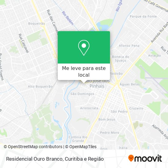 Residencial Ouro Branco mapa