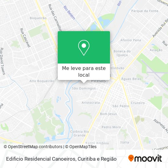 Edificio Residencial Canoeiros mapa