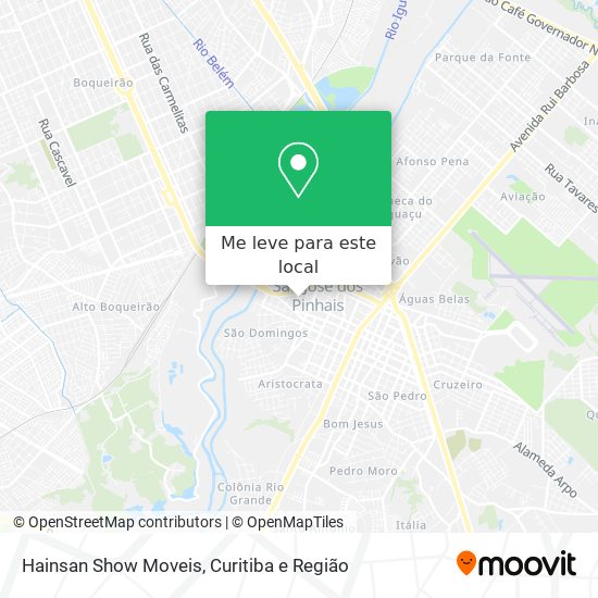 Hainsan Show Moveis mapa