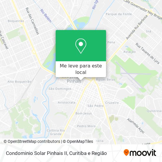 Condominio Solar Pinhais II mapa