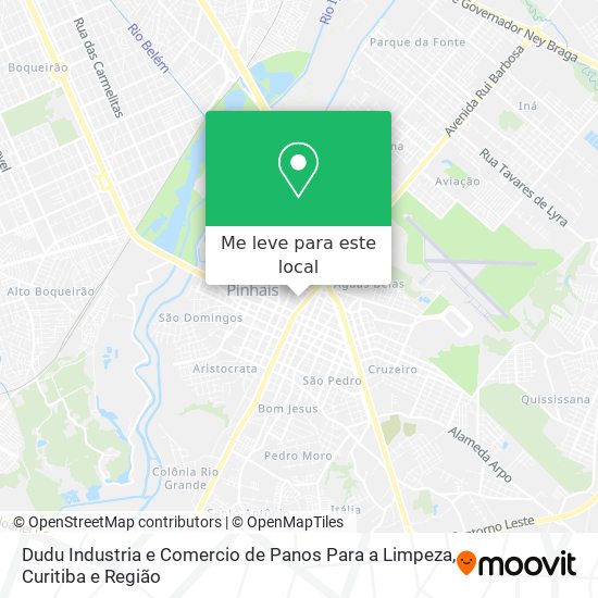 Dudu Industria e Comercio de Panos Para a Limpeza mapa