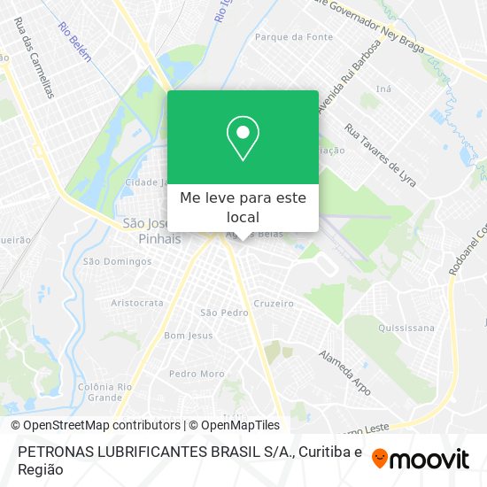 PETRONAS LUBRIFICANTES BRASIL S / A. mapa