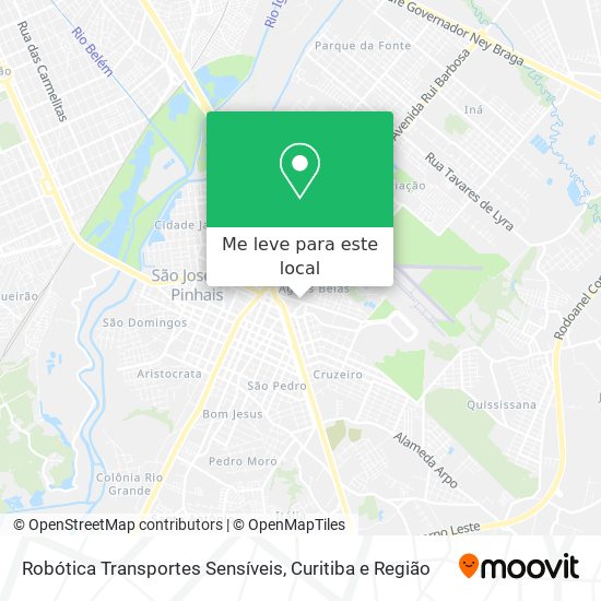 Robótica Transportes Sensíveis mapa