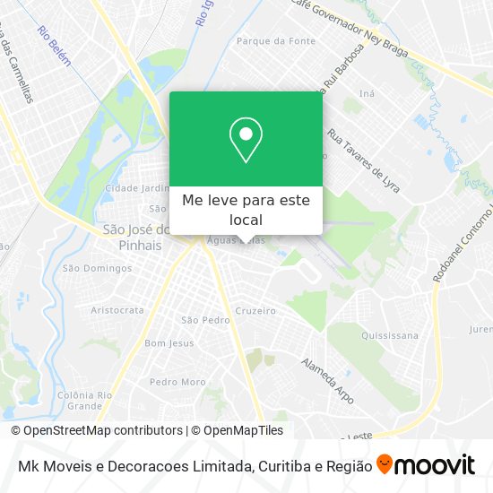 Mk Moveis e Decoracoes Limitada mapa