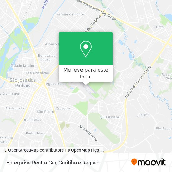 Enterprise Rent-a-Car mapa
