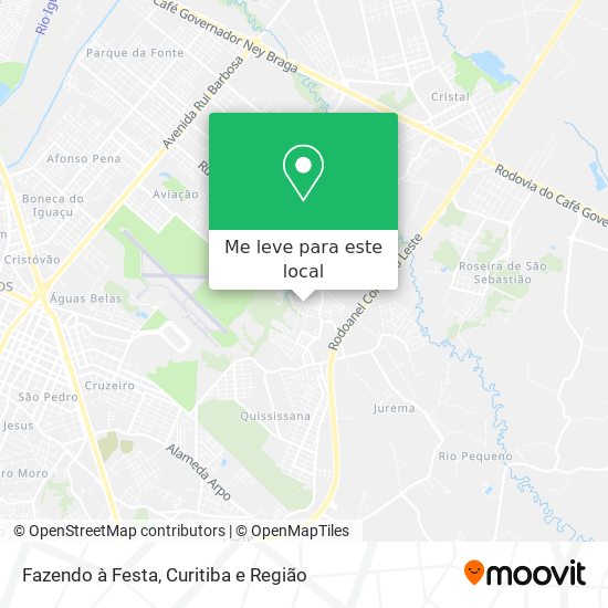 Fazendo à Festa mapa