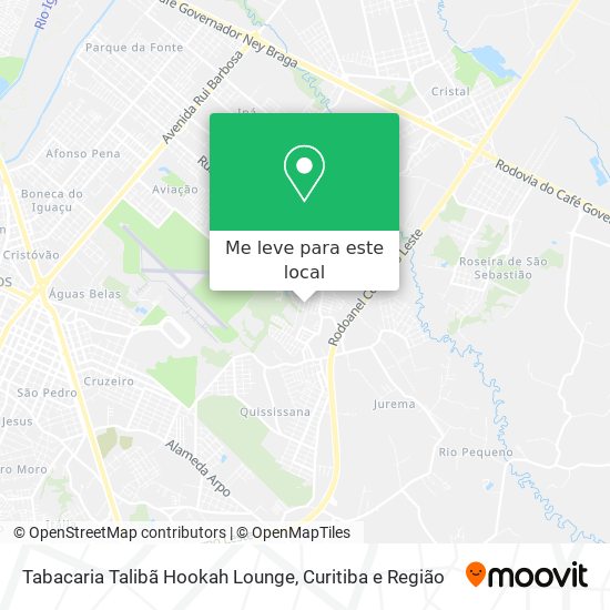 Tabacaria Talibã Hookah Lounge mapa