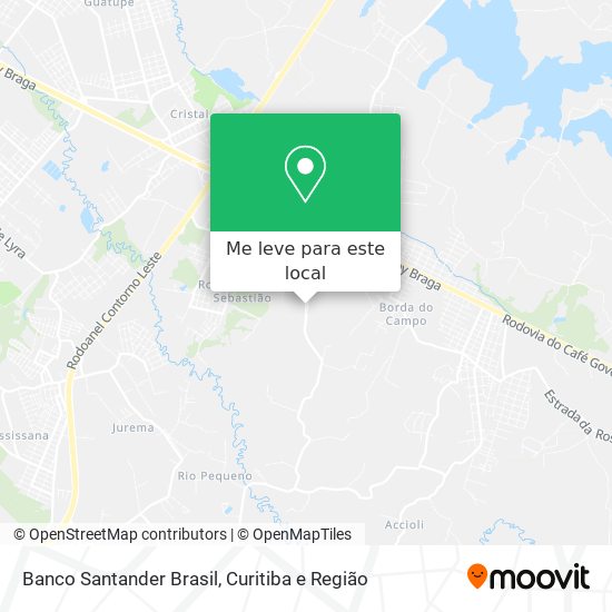 Banco Santander Brasil mapa