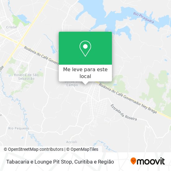 Tabacaria e Lounge Pit Stop mapa