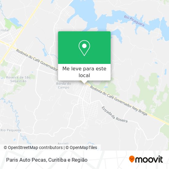 Paris Auto Pecas mapa