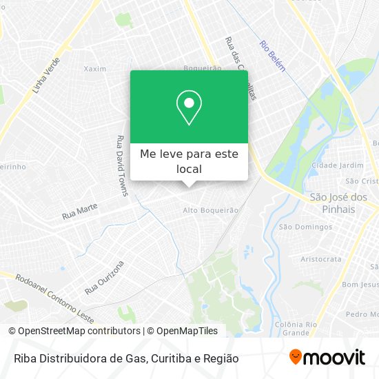 Riba Distribuidora de Gas mapa