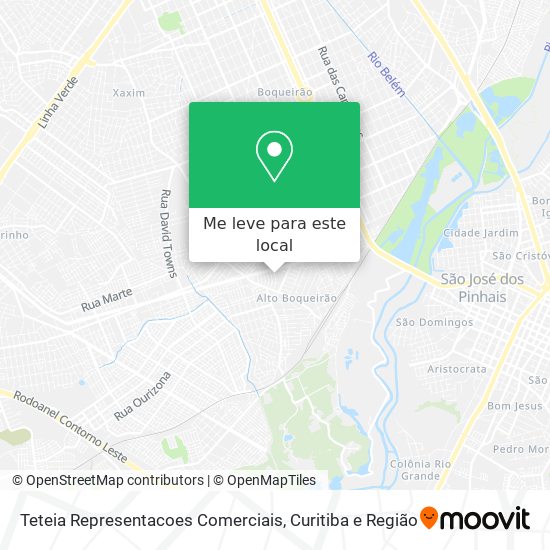 Teteia Representacoes Comerciais mapa