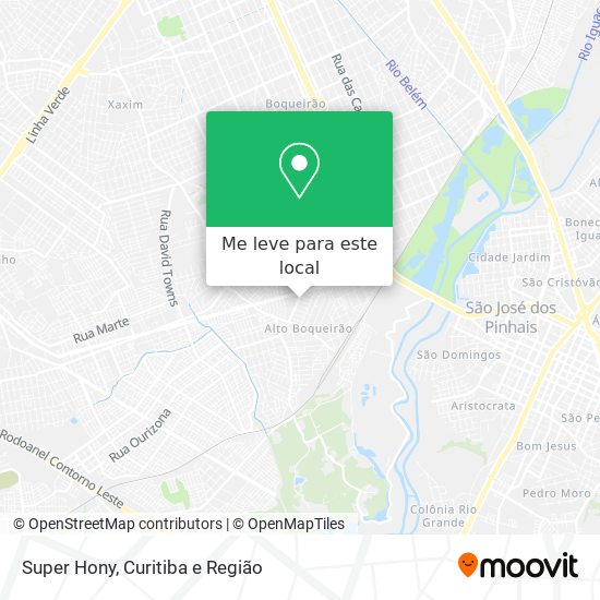Super Hony mapa