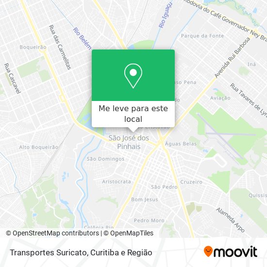 Transportes Suricato mapa