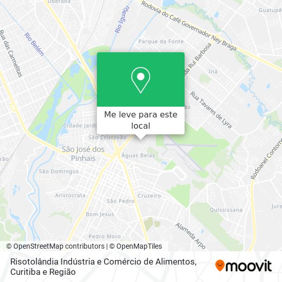 Risotolândia Indústria e Comércio de Alimentos mapa
