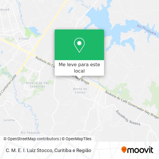 C. M. E. I. Luiz Stocco mapa