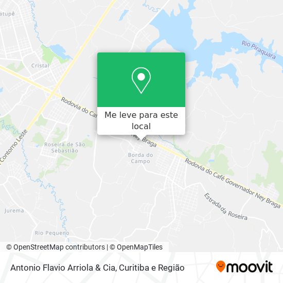 Antonio Flavio Arriola & Cia mapa