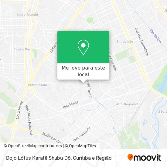 Dojo Lótus Karatê Shubu-Dô mapa