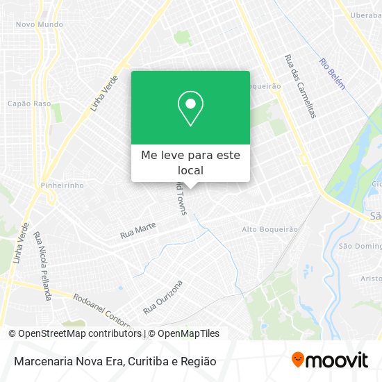 Marcenaria Nova Era mapa