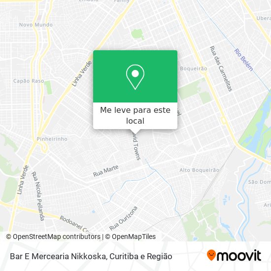 Bar E Mercearia Nikkoska mapa