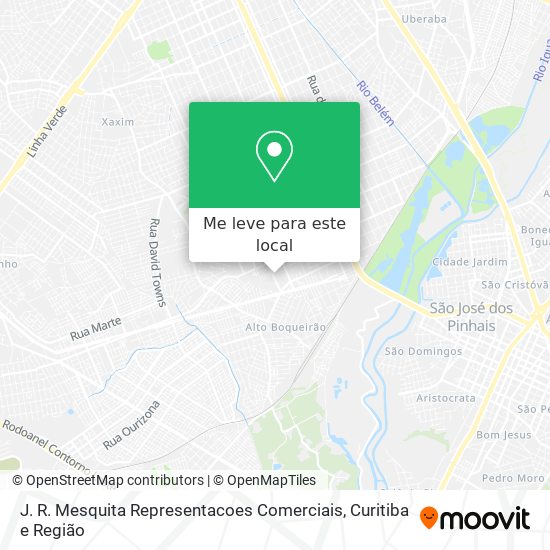 J. R. Mesquita Representacoes Comerciais mapa