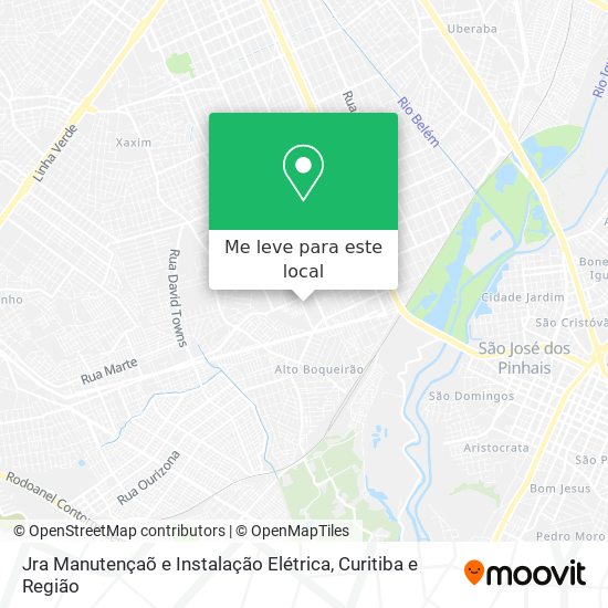 Jra Manutençaõ e Instalação Elétrica mapa