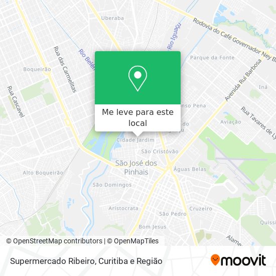 Supermercado Ribeiro mapa
