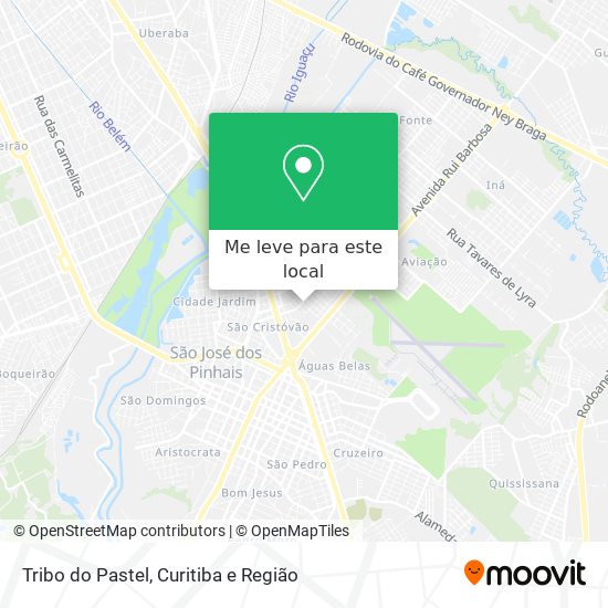 Tribo do Pastel mapa