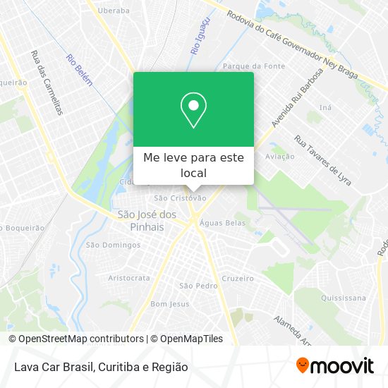 Lava Car Brasil mapa