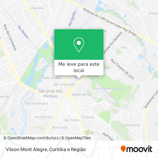 Vilson Mont Alegre mapa