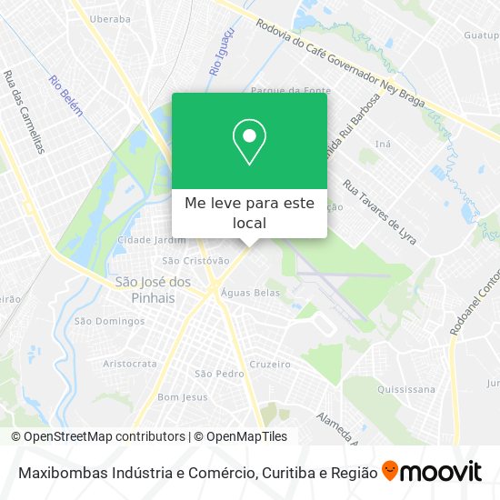 Maxibombas Indústria e Comércio mapa