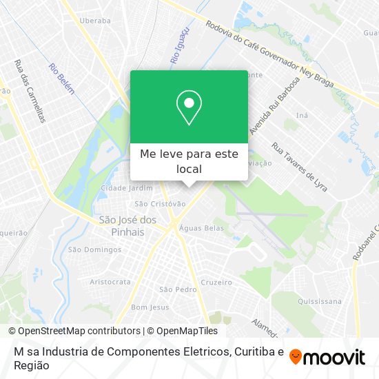 M sa Industria de Componentes Eletricos mapa