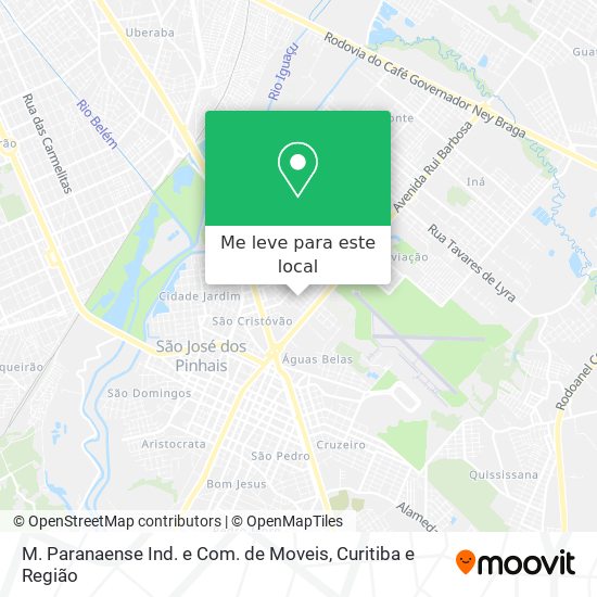 M. Paranaense Ind. e Com. de Moveis mapa